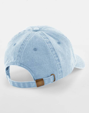Madala profiiliga vintage-nokamüts lastele, Vintage-teksad – Beechfield (4)