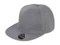 Bronx Original Flat Top klõpsuga nokamüts, hall melanž, Heather Grey
