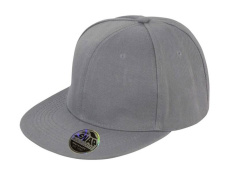Bronx Original Flat Top klõpsuga nokamüts, hall melanž