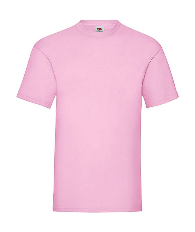 Valueweight T-särk, Hele roosa – Fruit of the Loom (1)