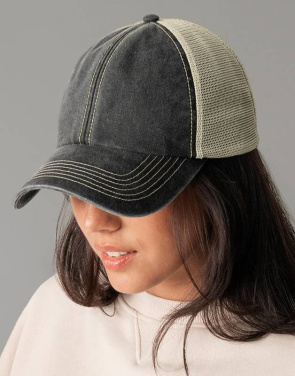 6 paneeliga vintage veoautosärk, Vintage pruun/kivi – Beechfield (4)