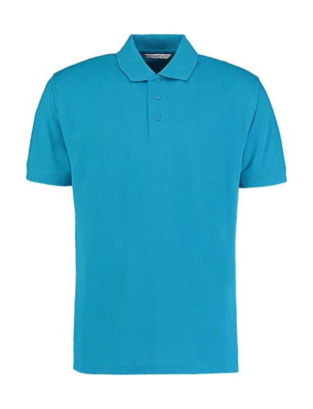 Meeste Classic Fit Polo Superwash® 60º, Türkiissinine – Kustom Kit (1)