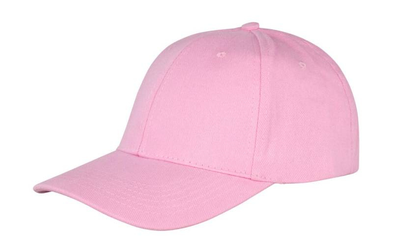 Memphis 6-paneeliga madala profiiliga nokamüts, Roosa – Result Headwear (1)