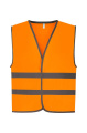 Laste helkurvestiga äärisega vesti, oranž