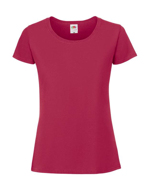 Naiste ikooniline 195 Ringspun Premium T-särk, Jõhvikas – Fruit of the Loom (1)