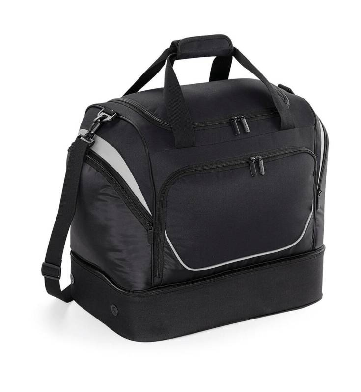 Pro Team kõvapõhjaga reisikott, must/must/helehall – Quadra (1)