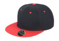 Bronx Original Flat Peak kahevärviline, must/punane