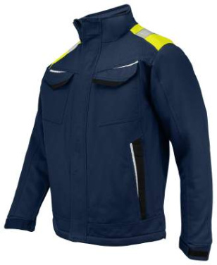 5438 COTTON – polsterdatud jope, Merepunane/kollane – ProJob (2)