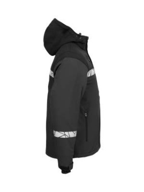 7413, PADDED 9910-VIZ – softshell-jope, Hall/must - ProJob (4)