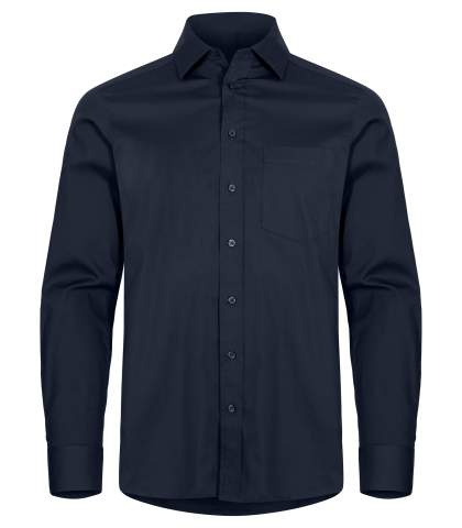 Stretch L/S – särk, Tume merevägi – Clique (1)