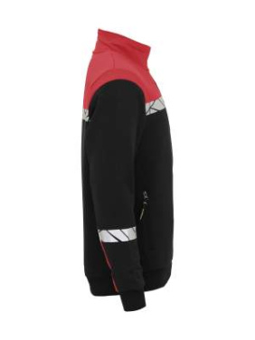 7102 1/2 ZIP 9910-VIZ – pusa, Must/punane - ProJob (2)
