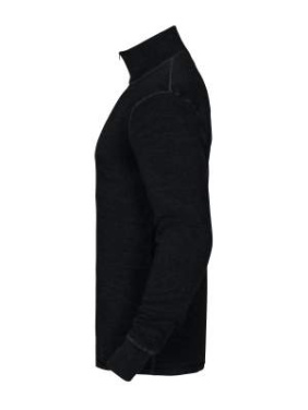 3107 UNDERSHIRT, WOOL – polosärk, Must - ProJob (3)