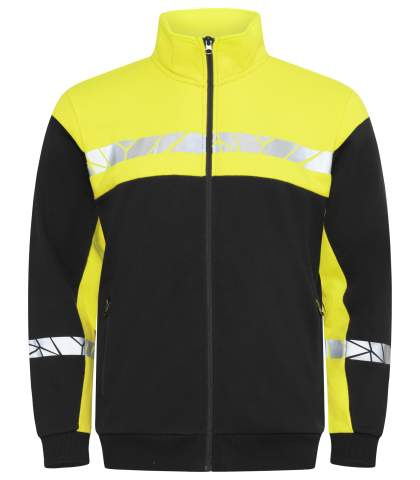 7103 ZIP 9910-VIZ – pusa, Must/kollane - ProJob (1)
