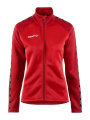 Squad 2.0 – täispika lukuga pusa (naistele), Bright Red-Express