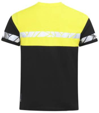 7001 9910-VIZ – T-särk, Must/kollane - ProJob (2)