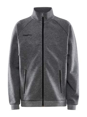CORE Soul – täispika lukuga jope (lastele), Dk Grey Melange - Craft (1)