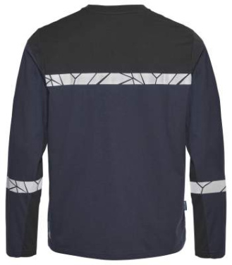 7002 LONG SLEEVE 9910-VIZ – T-särk, Merepunane/must - ProJob (2)