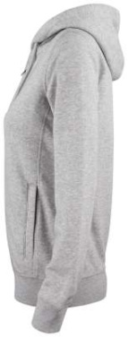 Premium OC Hoody – täispika lukuga pusa (naistele), hall melanž - Clique (3)