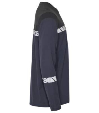7002 LONG SLEEVE 9910-VIZ – T-särk, Merepunane/must - ProJob (4)