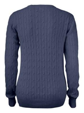 Blakely – kootud kampsun (naistele), Navy Melange - Cutter & Buck (2)