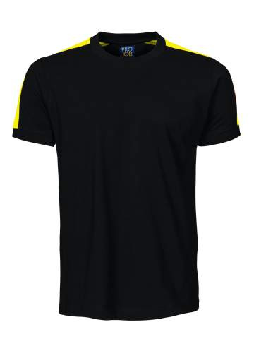 2019 – T-särk, Must/kollane – ProJob (1)