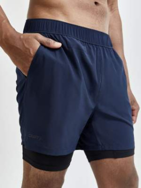 ADV Essence 2-in-1 Stretch – lühikesed püksid (meestele), Leek - Craft (4)