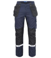 7509 TÖÖVAHEND (põlvekaitse taskud + hj) 7509 TÖÖPAND (põlvekaitse taskud + hj) 9910-VIZ, Merepunane/must