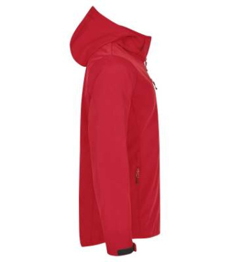Classic – kapuutsiga softshell-jope, Punane - Clique (4)