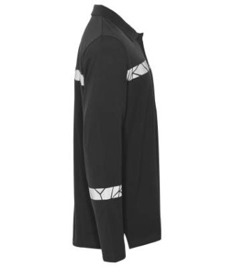 7004 LONG SLEEVE 9910-VIZ – polosärk, Must - ProJob (3)
