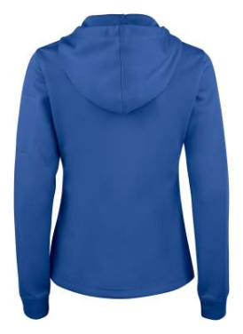 Basic Active Hoody – täispika lukuga pusa (naistele), kuninglik sinine - Clique (2)