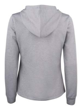 Basic Active Hoody – täispika lukuga pusa (naistele), hall melanž - Clique (2)