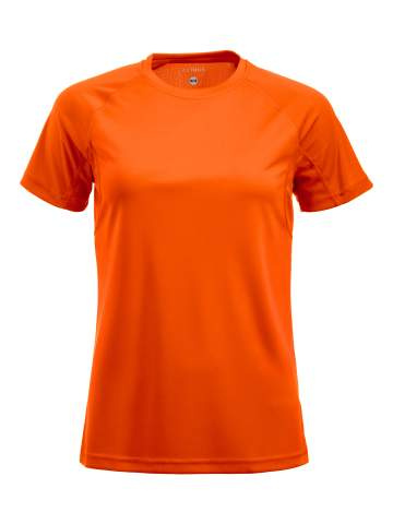 Premium Active-T – T-särk (naistele), nähtavus oranž - Clique (1)