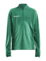 Evolve Halfzip – kampsun (lastele), Meeskond Green