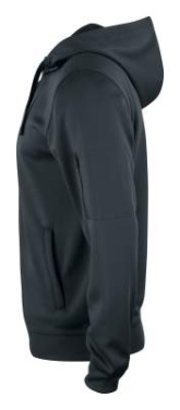 Basic Active Hoody – täispika lukuga pusa, must – Clique (3)