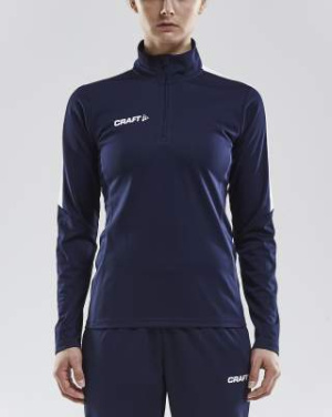 Progress Halfzip LS – T-särk (naistele), Merevägi - Craft (2)