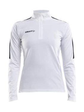 Progress Halfzip LS – T-särk (naistele), Valge - Craft (4)