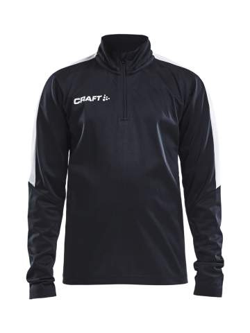 Progress Halfzip LS – T-särk (lastele), Must/valge - Craft (1)