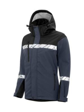 7417 9910-VIZ – softshell-jope (naistele), Merepunane/must - ProJob (3)