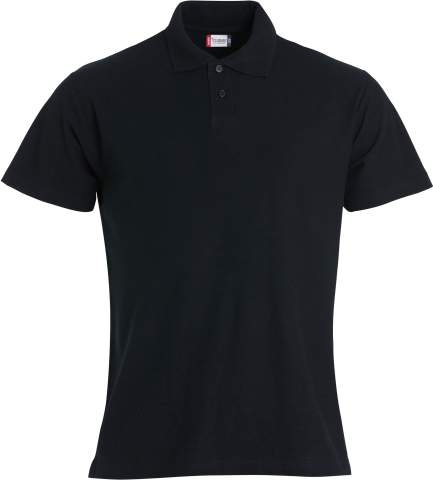 Basic S/S – polosärk (lastele), must - Clique (1)