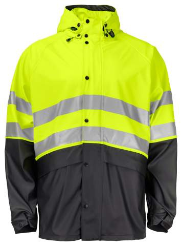 6431 RAIN JACKET EN ISO 20471 CLASS 3/2 – lühikesed püksid, Kollane/must - ProJob (1)