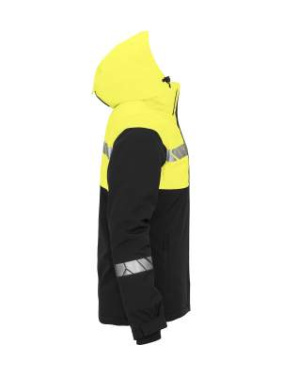 7418 PADDED, 9910-VIZ – softshell-jope (naistele), Must/kollane - ProJob (4)