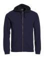 Classic Hoody – täispika lukuga pusa, tume merevägi