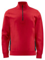 2128, HALF ZIP – pusa, Punane