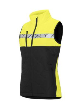 7701 – vest (naistele), Must/kollane - ProJob (3)