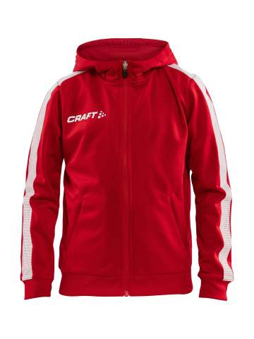 Pro Control Hood – jope (lastele), Helepunane/valge - Craft