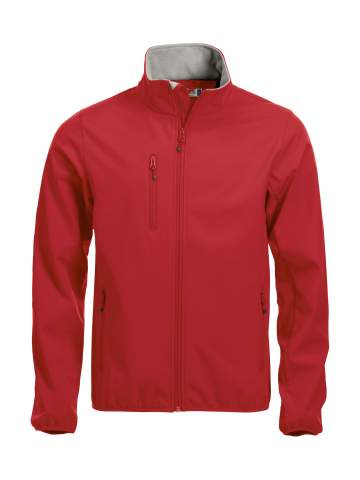 Basic – softshell-jope, punane – Clique (1)