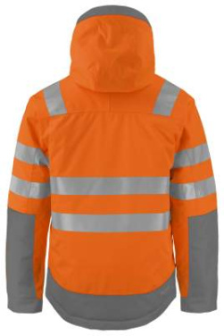 6422 EN ISO 20471 CLASS 3 – polsterdatud jope, Oranž/hall – ProJob (3)
