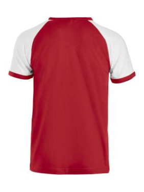 Raglan-T – T-särk, punane/valge - Clique (2)
