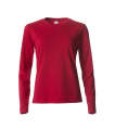 Basic-T L/S – T-särk (naistele), punane