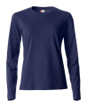 Basic-T L/S – T-särk (naistele), tume merevägi